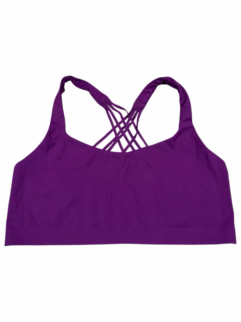 Lululemon FlexyFlex Yoga Bra *Light Support, A-C Cups (Chilled Grape) Size L/XL